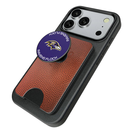Baltimore Ravens Football PopSockets MagSafe-Compatible PopWallet+