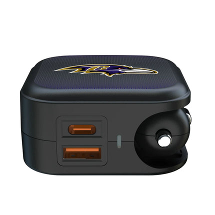 Baltimore Ravens Linen 2 in 1 USB A/C Charger