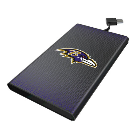 Baltimore Ravens Linen 5000mAh Flat Powerbank