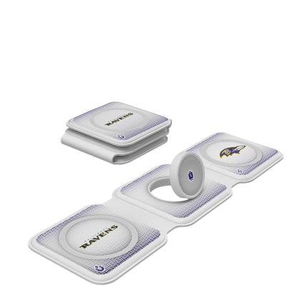 Baltimore Ravens Linen Foldable 3 in 1 Charger