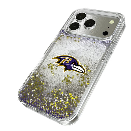 Baltimore Ravens Linen Glitter Phone Case for Apple iPhone