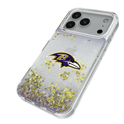 Baltimore Ravens Linen Glitter Phone Case for Apple iPhone