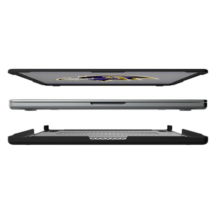 Baltimore Ravens Linen Laptop Case for Apple MacBook