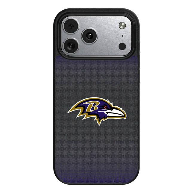 Baltimore Ravens Linen MagSafe Compatible Phone Case for Apple iPhone