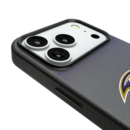 Baltimore Ravens Linen MagSafe Compatible Phone Case for Apple iPhone