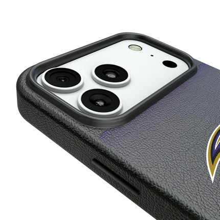 Baltimore Ravens Linen MagSafe Compatible Phone Case for Apple iPhone