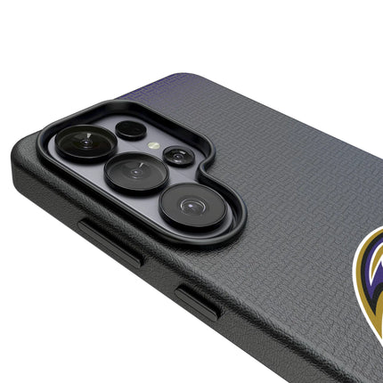 Baltimore Ravens Linen MagSafe Compatible Phone Case for Samsung Galaxy