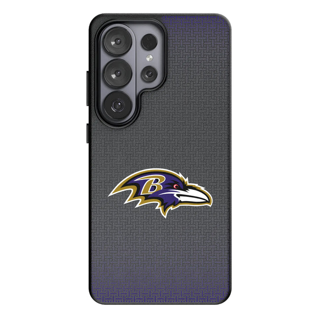 Baltimore Ravens Linen MagSafe Compatible Phone Case for Samsung Galaxy