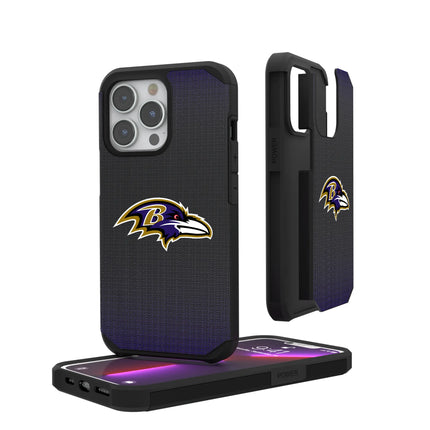 Baltimore Ravens Linen Rugged Phone Case for Apple iPhone