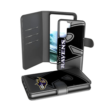 Baltimore Ravens Monocolor Tilt Wallet Phone Case for Apple iPhone