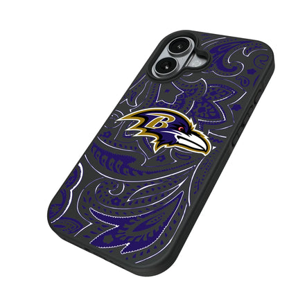 Baltimore Ravens Paisley Bump Phone Case for Apple iPhone