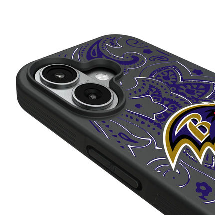 Baltimore Ravens Paisley Bump Phone Case for Apple iPhone