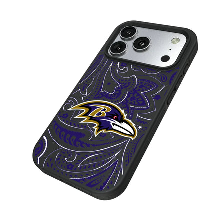 Baltimore Ravens Paisley Bump Phone Case for Apple iPhone