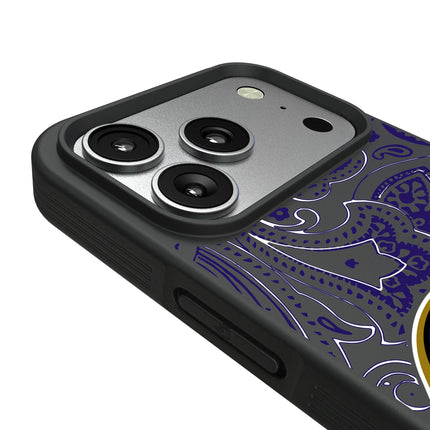 Baltimore Ravens Paisley Bump Phone Case for Apple iPhone
