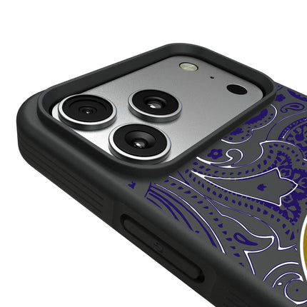 Baltimore Ravens Paisley Bump Phone Case for Apple iPhone
