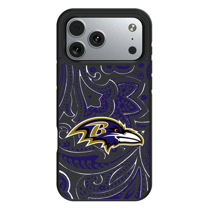 Baltimore Ravens Paisley Bump Phone Case for Apple iPhone