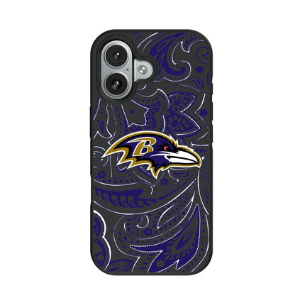 Baltimore Ravens Paisley Bump Phone Case for Apple iPhone