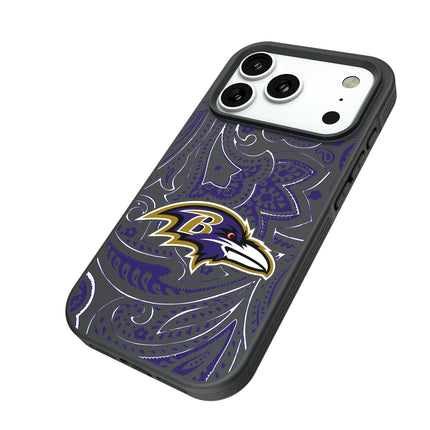 Baltimore Ravens Paisley Bump Phone Case for Apple iPhone