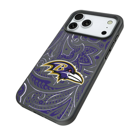 Baltimore Ravens Paisley Bump Phone Case for Apple iPhone