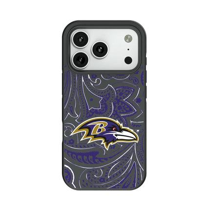 Baltimore Ravens Paisley Bump Phone Case for Apple iPhone