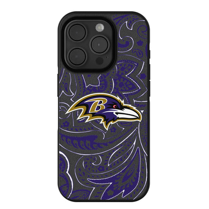 Baltimore Ravens Paisley Bump Phone Case for Apple iPhone