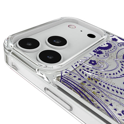 Baltimore Ravens Paisley Glitter Phone Case for Apple iPhone