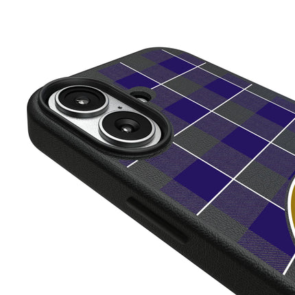 Baltimore Ravens Plaid MagSafe Compatible Phone Case for Apple iPhone