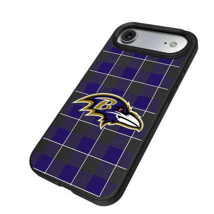 Baltimore Ravens Plaid MagSafe Compatible Phone Case for Apple iPhone