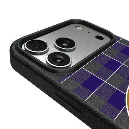Baltimore Ravens Plaid MagSafe Compatible Phone Case for Apple iPhone