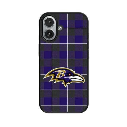 Baltimore Ravens Plaid MagSafe Compatible Phone Case for Apple iPhone