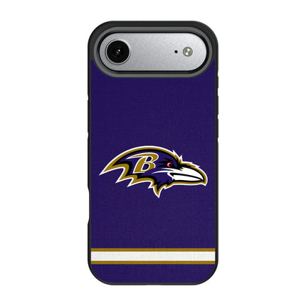 Baltimore Ravens Stripe Bump Phone Case for Apple iPhone