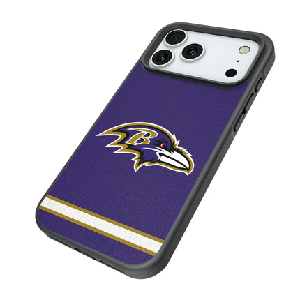 Baltimore Ravens Stripe Bump Phone Case for Apple iPhone