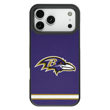 Baltimore Ravens Stripe Bump Phone Case for Apple iPhone