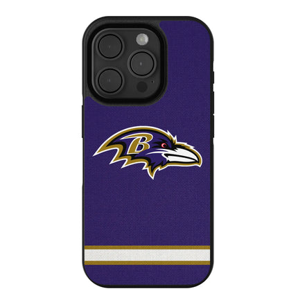 Baltimore Ravens Stripe Bump Phone Case for Apple iPhone
