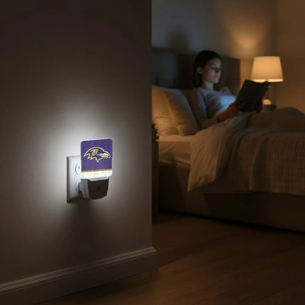 Baltimore Ravens Stripe Night Light 2-Pack