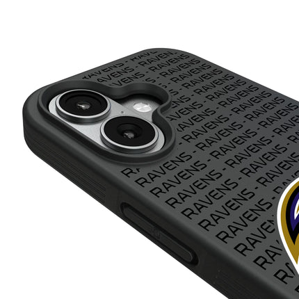 Baltimore Ravens Text Backdrop Bump Phone Case for Apple iPhone