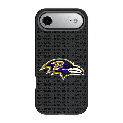 Baltimore Ravens Text Backdrop Bump Phone Case for Apple iPhone