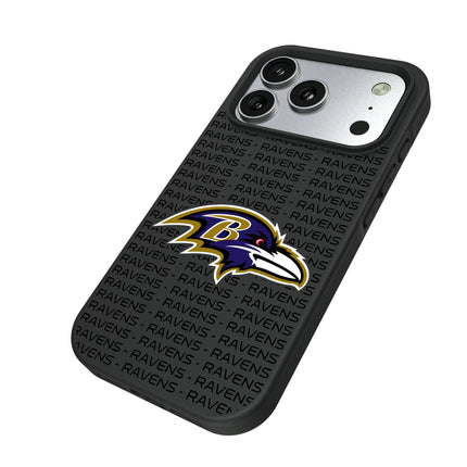 Baltimore Ravens Text Backdrop Bump Phone Case for Apple iPhone