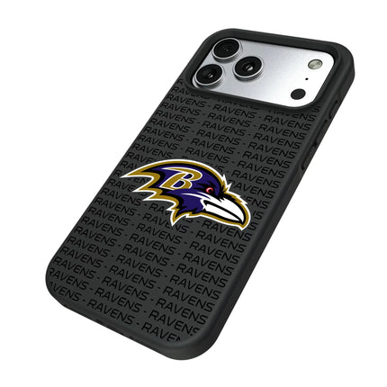 Baltimore Ravens Text Backdrop Bump Phone Case for Apple iPhone