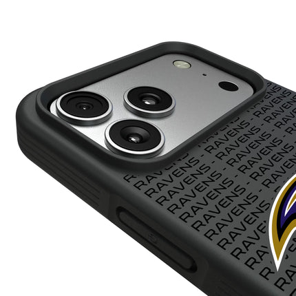 Baltimore Ravens Text Backdrop Bump Phone Case for Apple iPhone