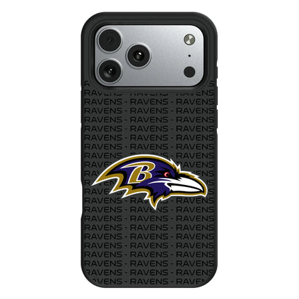 Baltimore Ravens Text Backdrop Bump Phone Case for Apple iPhone