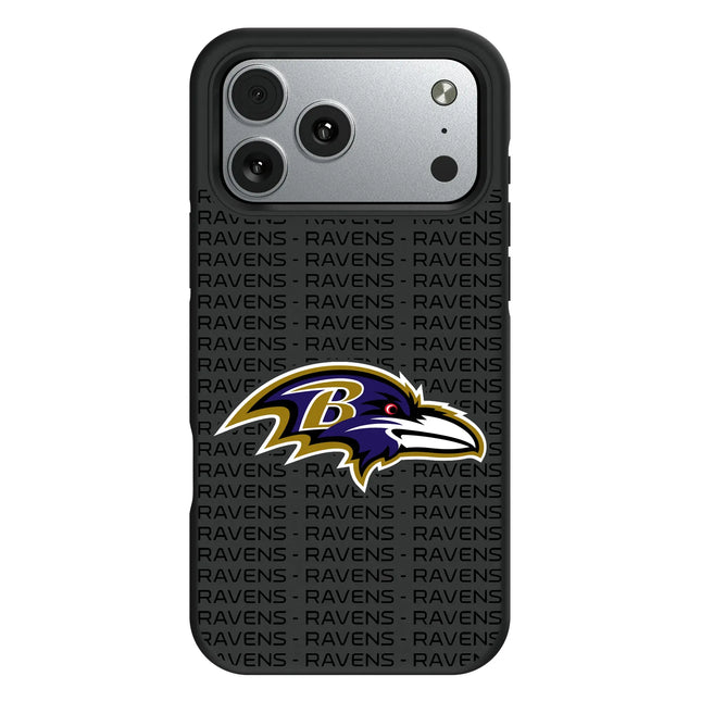 Baltimore Ravens Text Backdrop Bump Phone Case for Apple iPhone