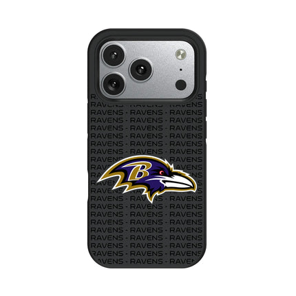 Baltimore Ravens Text Backdrop Bump Phone Case for Apple iPhone