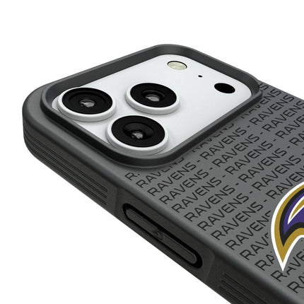 Baltimore Ravens Text Backdrop Bump Phone Case for Apple iPhone