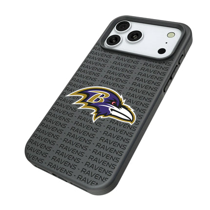 Baltimore Ravens Text Backdrop Bump Phone Case for Apple iPhone