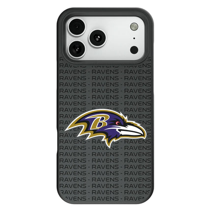 Baltimore Ravens Text Backdrop Bump Phone Case for Apple iPhone