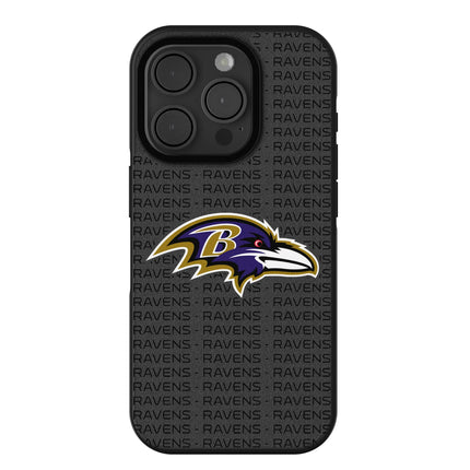 Baltimore Ravens Text Backdrop Bump Phone Case for Apple iPhone