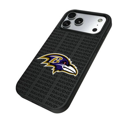 Baltimore Ravens Text Backdrop MagSafe Compatible Phone Case for Apple iPhone