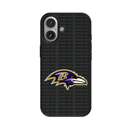 Baltimore Ravens Text Backdrop MagSafe Compatible Phone Case for Apple iPhone