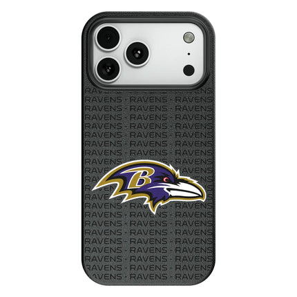 Baltimore Ravens Text Backdrop MagSafe Compatible Phone Case for Apple iPhone